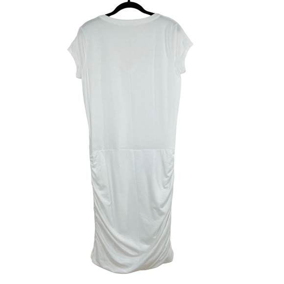 ATHLETA Dresses |  Active Ruched V-Neck T-Shirt - Picture 4 of 5